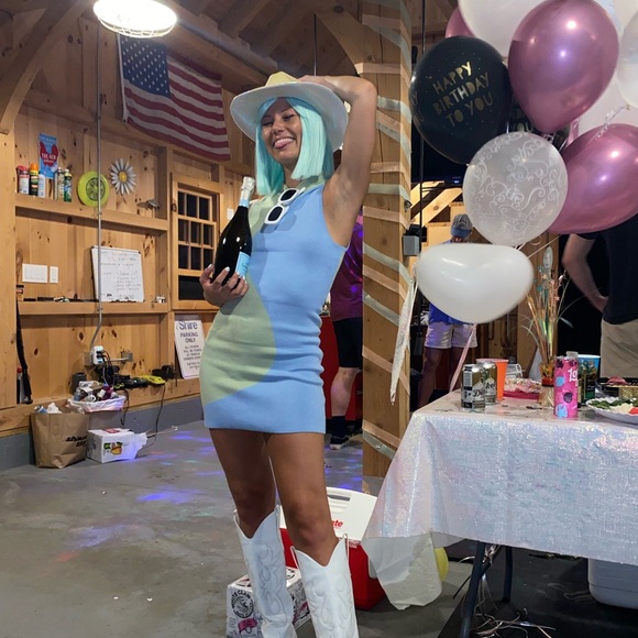 Vrg Grl Colorblock Mini Dress - Picture 5 of 5